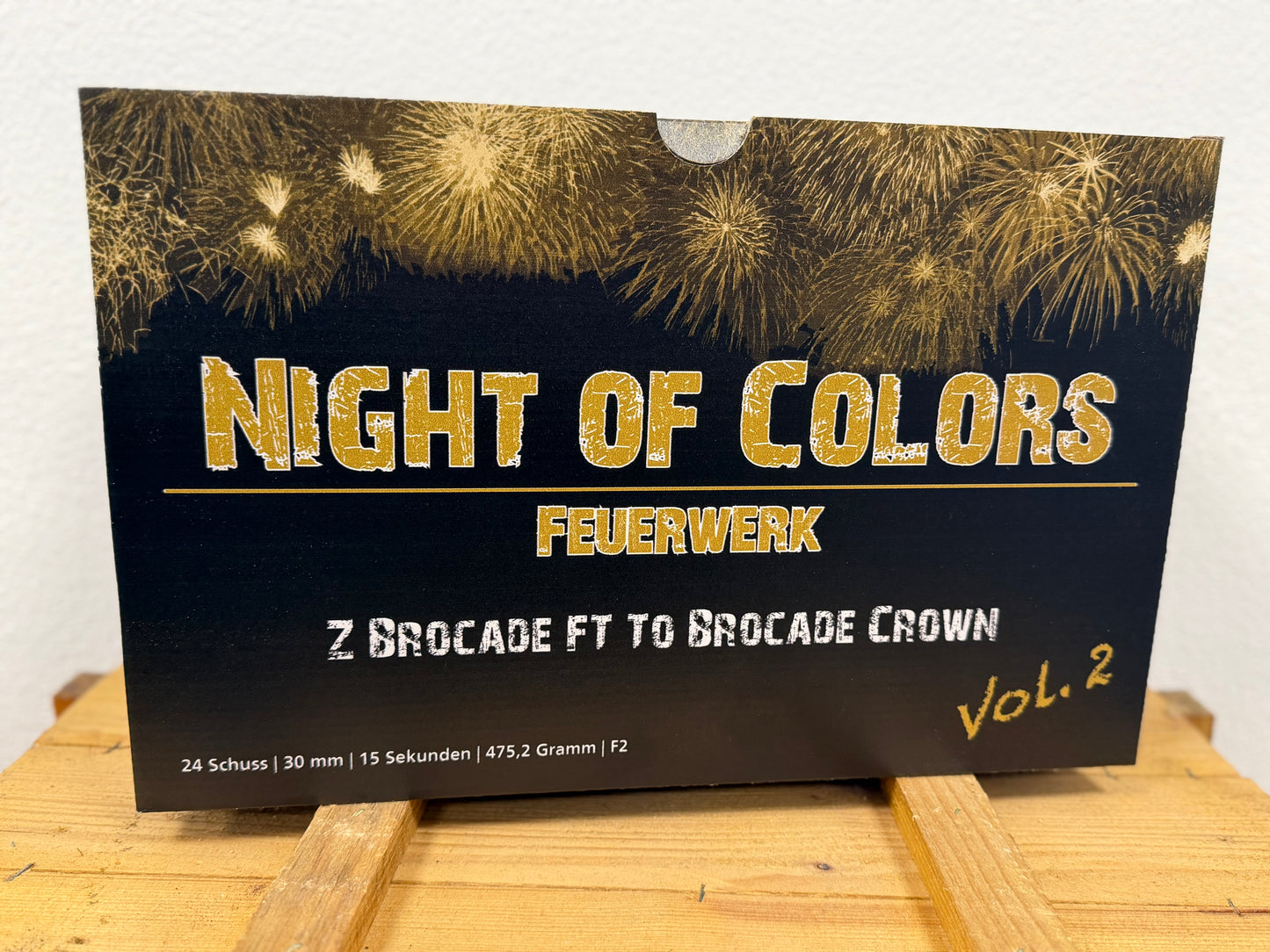 Night of Colors - Brocade Crown Fächer