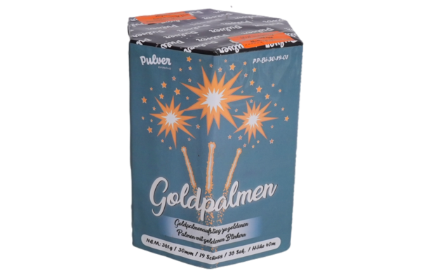 Pulver Goldpalmen